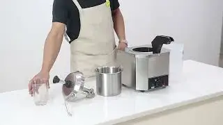 Fast Food Electric Sauce Warmer With Pump Soup Pot Food Sauce Warmer Food Warmer