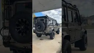 Custom Land Rover Defender 110 - Cummins R2.8 Turbo Diesel + Automatic Transmission #landrover