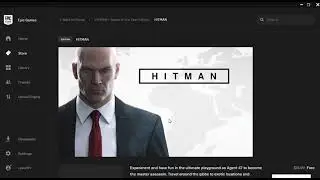 Epic Games Launcher HITMAN FREE