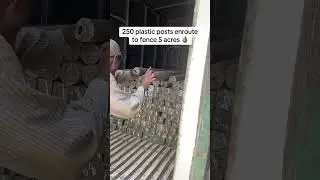 250 plastic posts are enough to secure your 5 acres 🥳 Call 0113274664 #plasticposts #timaogroup