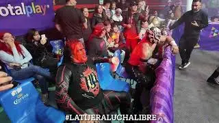 Lucha estelar: Hijo de Canis Lupus 🆚 Chessman 🆚 Hell Boy 🆚 Bombero Infernal con IWRG