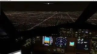 FDX, PMDG B77F landing into KLAX