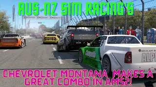 Revving up the Laughter: AUS-NZ Sim Racing's - Chevrolet Montana - Makes a Great Combo in AMS2!