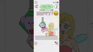 Draw Happy Fairy Level 171 to 180 Walkthrough