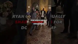 Ryan Garcia meets Donald Trump 🤔 #RyanGarcia #Boxing