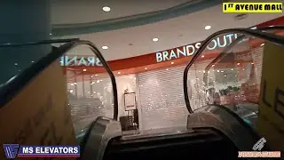 A few of M Escalators at 1st Avenue Mall, Georgetown, Penang, Malaysia.