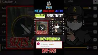 New Settings ⚙️| infinix hot 11  📲 Sensi + Dpi || 2025 Free Fire ⚡ Highlights ob49 headshot setting