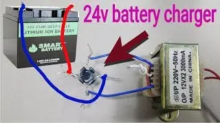 How to make a 24v battery charger