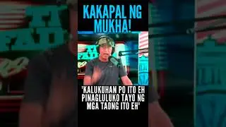 KAKAPAL NG MUKHA! TED FAILON NAGALIT NA #duterte #congress #politics