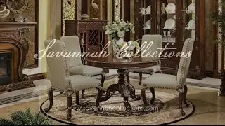 Victorian Dining Room in Antique Cocoa by Savannah Collections - Henredon