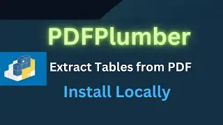 Extract Tabular Data from PDF Using pdfplumber