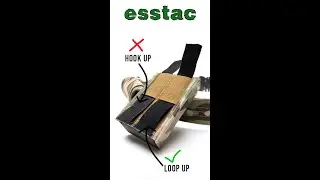 Как закрепить подсумок Esstac с помощью липучки One Wrap на YouTube #shorts