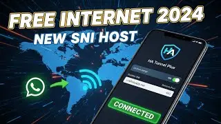 HA Tunnel Plus Бесплатный интернет | Новый рабочий хост SNI | Простая инструкция по настройке