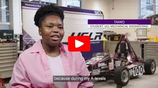 Why I chose to study Mechanical Engineering at UCL - Taiwo's Story