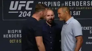 UFC 204: Bisping vs Henderson - Press Conference Faceoff