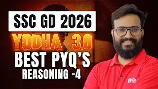 SSC GD 2026 | YODHA 3.0 | BEST PYQ'S | REAONING -4 #ssc #sscgd