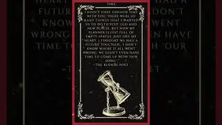 Time Poem - by The Blonde Poet