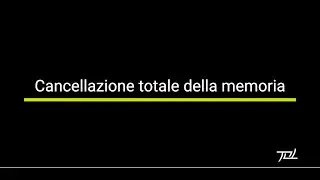 Cancellazione totale della memoria Nice | Tol