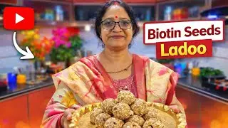 Seeds ke Laddu ( Healthy and Tasty Laddu) सर्दियों और बालों के लिए रामबाण। #laddoo#seeds 