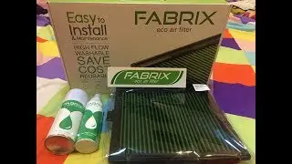 กรองอากาศรถยนต์ FABRIX eco air filter.