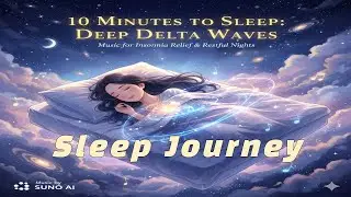 10 Minutes to Sleep: Deep Delta Waves 💤 Insomnia Relief & 432Hz Deep Sleep Music