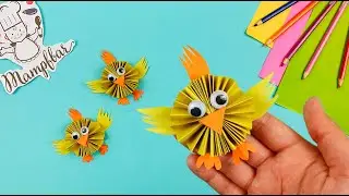 S&uuml;&szlig;e Papier-K&uuml;ken basteln (f&uuml;r Ostern)