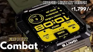 Fire Boltt Combat💢❗ Rugged Military Design Smart Watch💥₹1799/- க்கு செம Wroth⚡#fireboltt #smartwatch