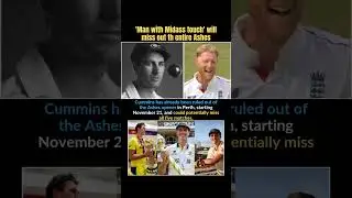 'Man with Midass touch' will miss out th entire Ashes #cricket #engvsaus #ashes #uk #australia #usa