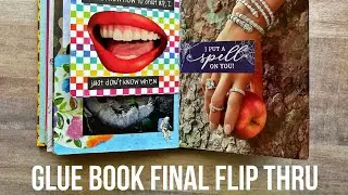 Glue Book Final Flip❤️Altered Vintage Readers Digest Book #alteredbook #gluebook