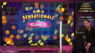 Big win on Fruit Party