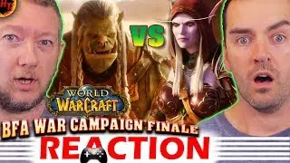 Saurfang and Sylvanas Cinematic & War Campaign Ending REACTION - 8.2.5 : WoW