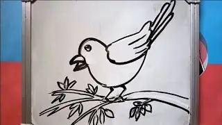 A bird drawing for beginners on the occasion of Republic Day.&lrm;⁨ @GART4⁩&nbsp; 
