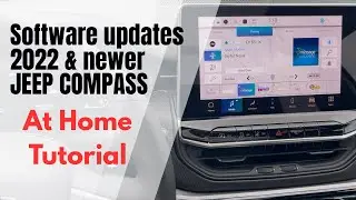 2022 and newer Jeep Compass software updates at home how to ￼