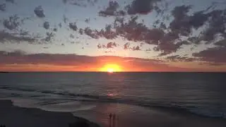 Beautiful Australian beach sunset in 4k for 35 minutes