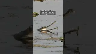 A Giant Crocodile That Only Eats Fish, Not Large Mammals: Gharial