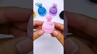 DIY Glitter Foam Sheet Hats 🎩 Create Glitter FoamIran Hats with Your Own Hands ✨#diy #craft #shorts