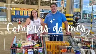 🛒🛍️ PRIMEIRA COMPRA DO MÊS DE 2026 (PARA UM CASAL) NO ASSAÍ ATACADISTA | Compras e organização.