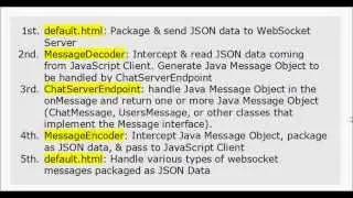 WebSocket Tutorial 06 (roundtrip JSON + Message handling)