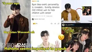 WOOSEOK LITERALLY KEPT HIS PROMISE!!!! I'm crying right now when he also talked about Hyeyoon🤭
