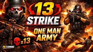 लगातार 13 KILLS 😱 | One Man Army Gameplay | BGMI
