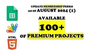 Updated Membership PERKS and Benefits - August 2024 (1) | 100++ of Premium Projects
