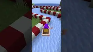 So I tried ice boat in Minecraft.
