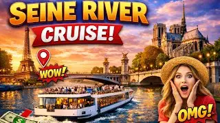 Best Time To Go On A Seine River Cruise | Paris Travel Guide | Best River Cruise | 4K Video .