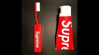 UNBOXING A SUPREME TOOTHBRUSH!! (DEADSTOCK)