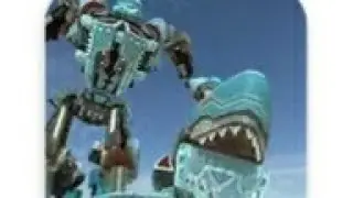We retry playing the robot shark 2 game: (robot shark 2)