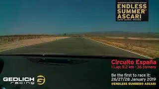 Circuito Espana Gedlich Racing @Endless Summer Ascari mit Kommentar von Markus Gedlich