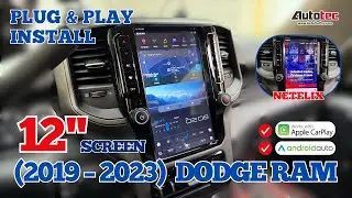 NEW Dodge RAM (2019 &ndash; 2023) 12&Prime; HD Tesla-Style Navigation & Infotainment System
