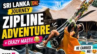 Zipline Adventure + He Carried Me On His Back 😂❤️ | Our Sri Lanka Journey | Part 5
