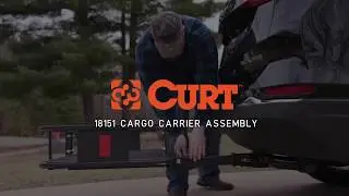 Cargo Carrier Assembly: CURT 18151 Basket-Style Cargo Carrier