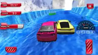 Frozen Water Slide Surfer Car - Android Gameplay FHD